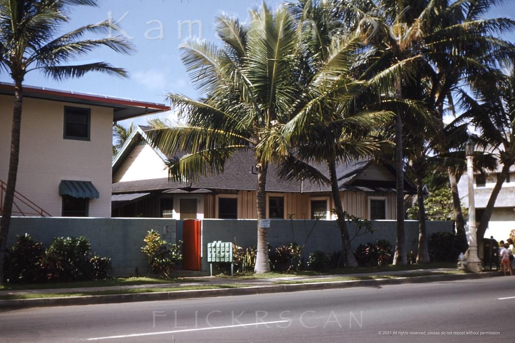 Ala Wai Blvd at Lewers Street, 1952.