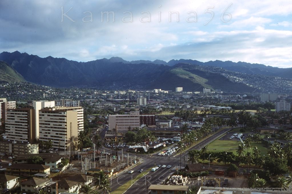 Kapiolani Drive Inn Now Gone, 1968.