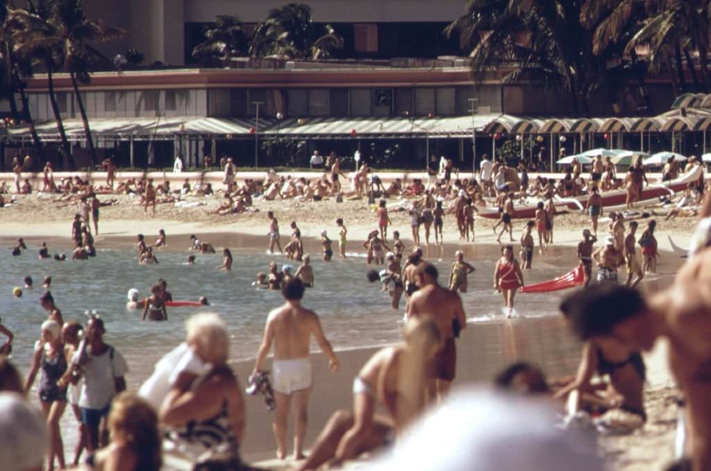 Waikiki area, October 1973