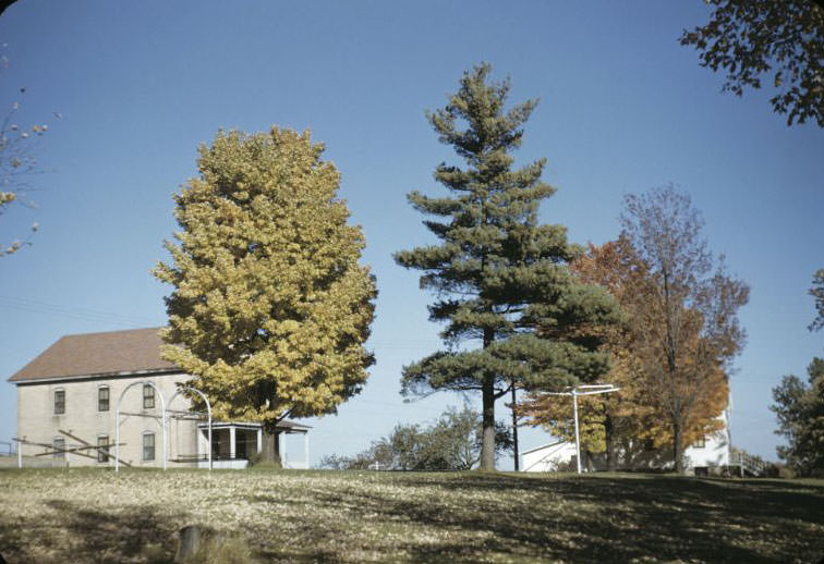 Employees building, Bethany Indian Mission, Wittenberg, Wisconsin, 1953