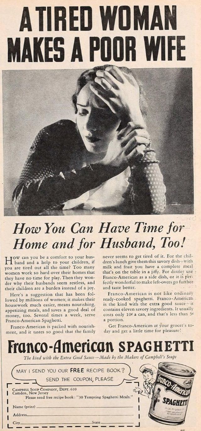 Terrible Vintage Ads that Exploited Women's need for Marital Security from the Past, 1910-1960