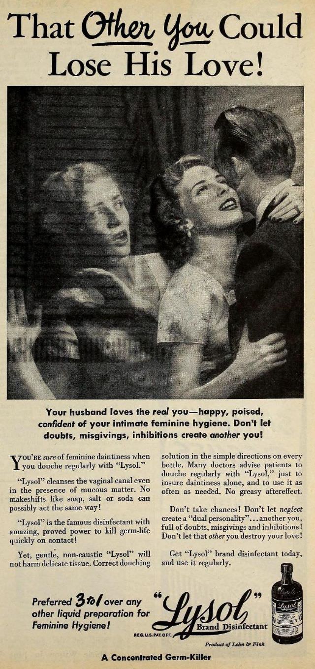 Terrible Vintage Ads that Exploited Women's need for Marital Security from the Past, 1910-1960