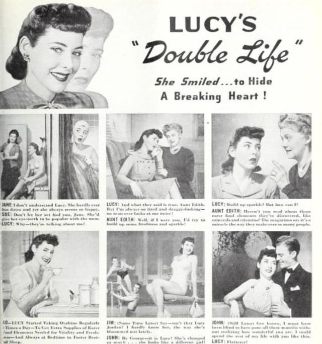 Terrible Vintage Ads that Exploited Women's need for Marital Security from the Past, 1910-1960