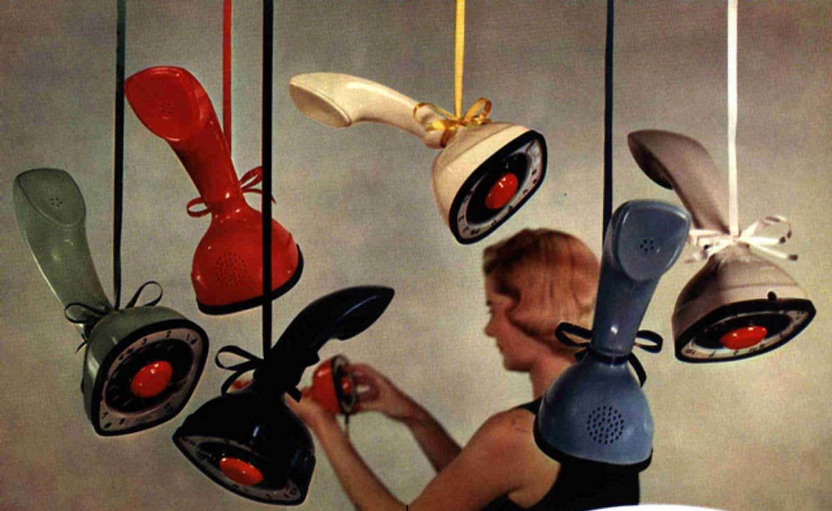 Ericofon Vintage Ads 1950s