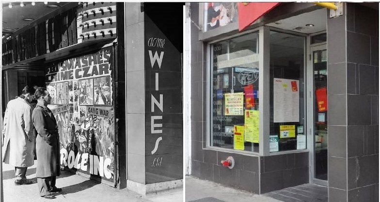 Yonge Street 1954 and 2014