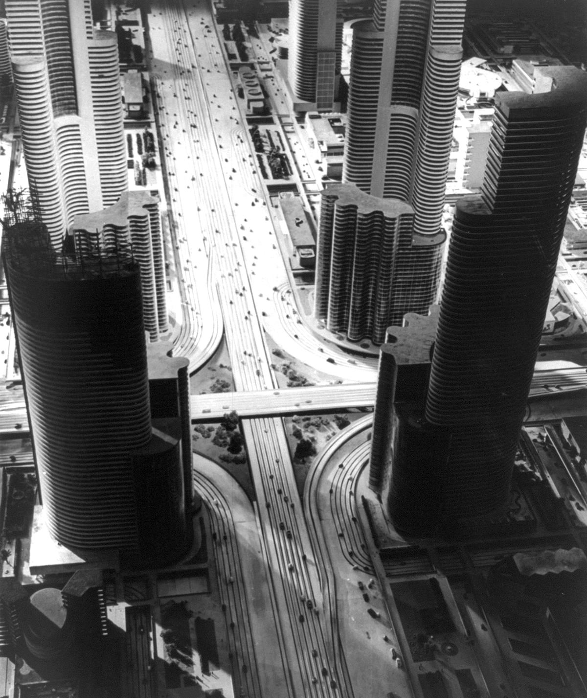 Futurama, the model city of 1960, designed by Norman Bel Geddes for the General Motors Exhibit at the New York World's Fair in 1939.