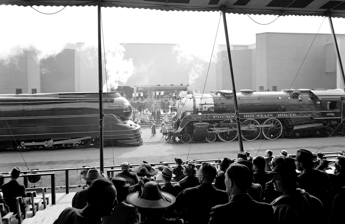 World's Fair, railroad pageant. Final curtain, May 27, 1939.