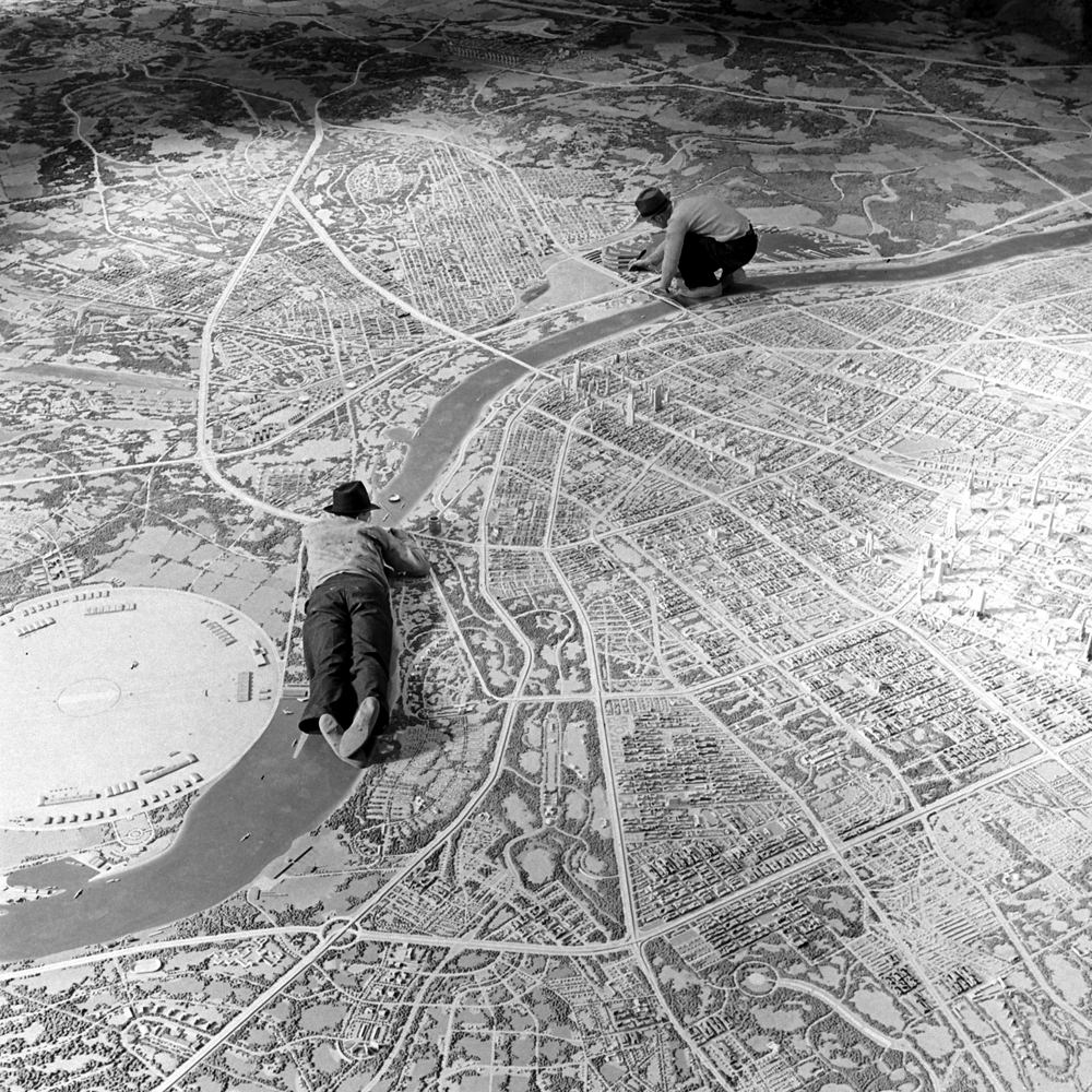 Preparing for the 1939 World’s Fair, New York.