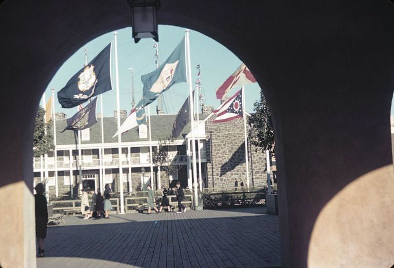 The New Jersey Building along the Court of States, 1939 New York World's Fair