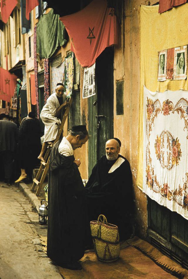 Merchants in Fez, 1960s