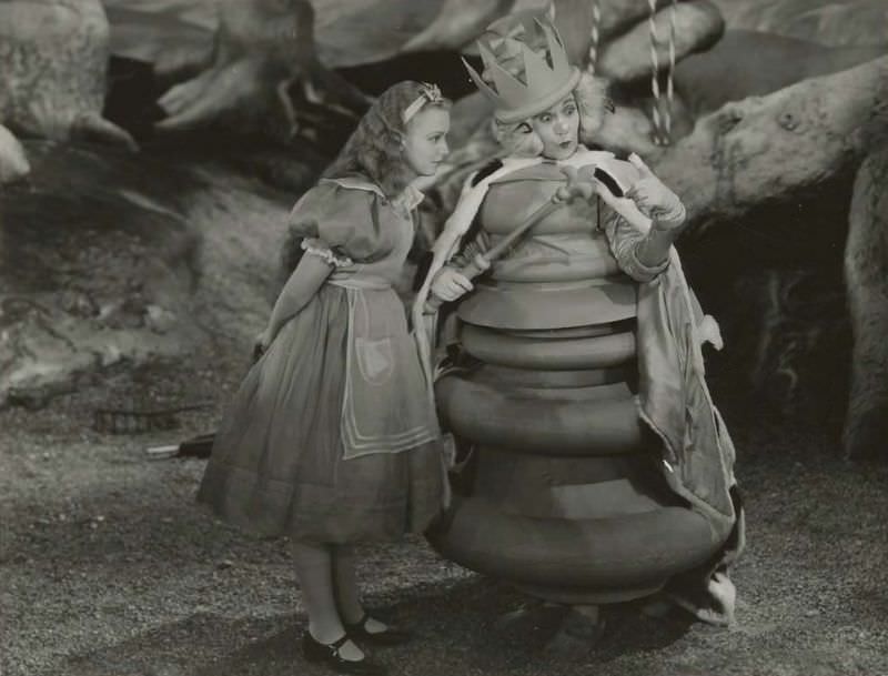 Gorgeous Photos of Charlotte Henry from the Filming of 'Alice in Wonderland (1933)'