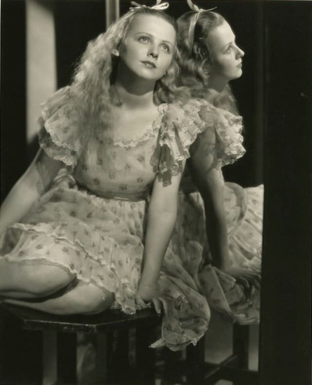 Gorgeous Photos of Charlotte Henry from the Filming of 'Alice in Wonderland (1933)'