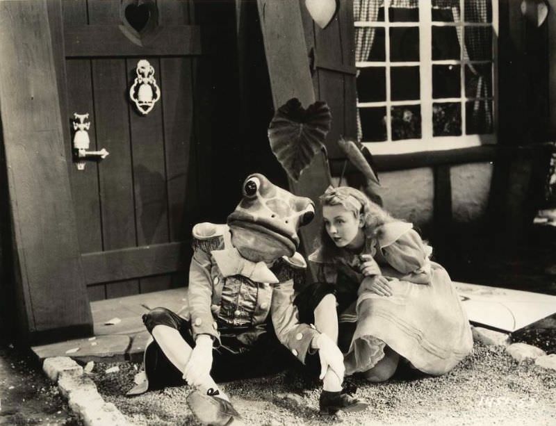 Gorgeous Photos of Charlotte Henry from the Filming of 'Alice in Wonderland (1933)'