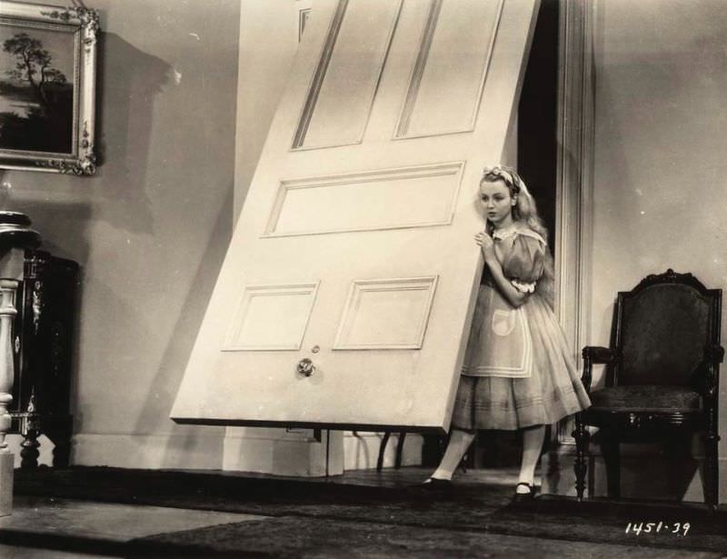 Gorgeous Photos of Charlotte Henry from the Filming of 'Alice in Wonderland (1933)'