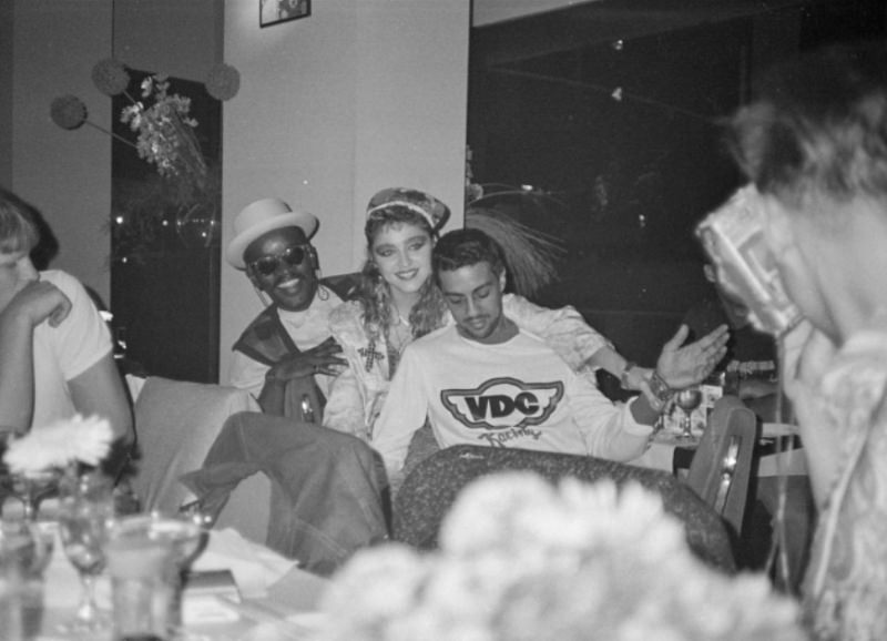 Andy Warhol Photographed Jean-Michel Basquiat, Madonna, Keith Haring, Fab 5 Freddy, Futura 2000 in 1985 in New York City