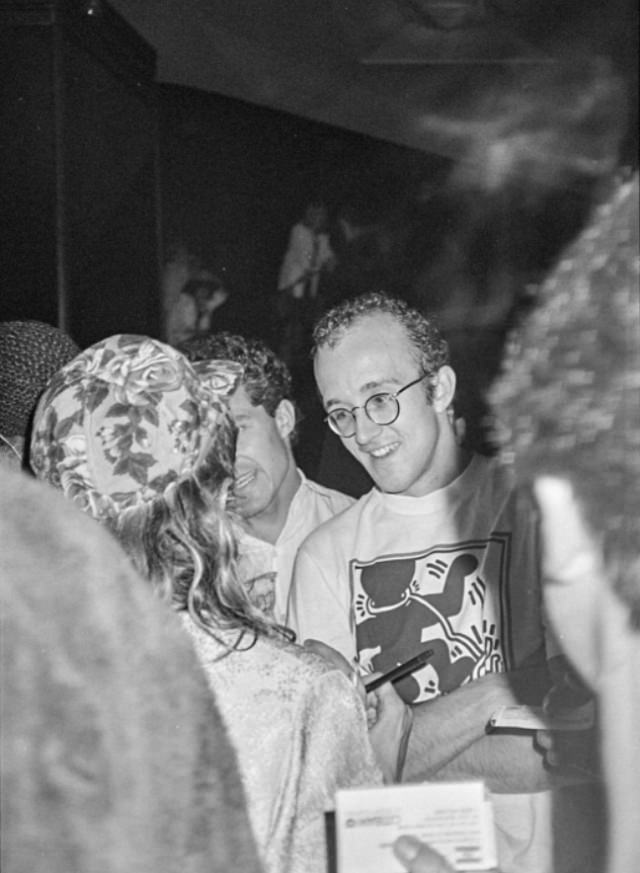 Andy Warhol Photographed Jean-Michel Basquiat, Madonna, Keith Haring, Fab 5 Freddy, Futura 2000 in 1985 in New York City