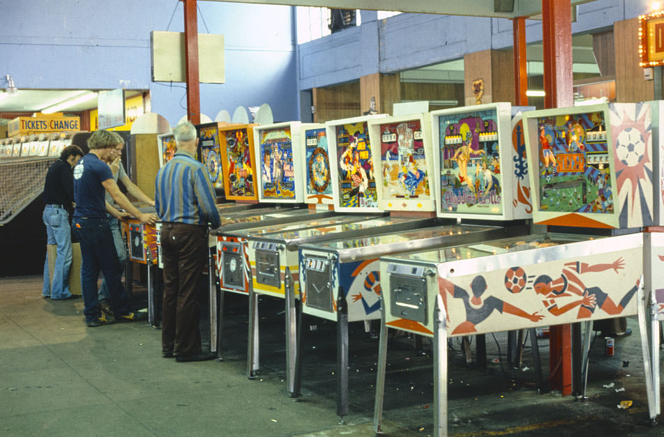 Casino arcade, Asbury Park, 1978