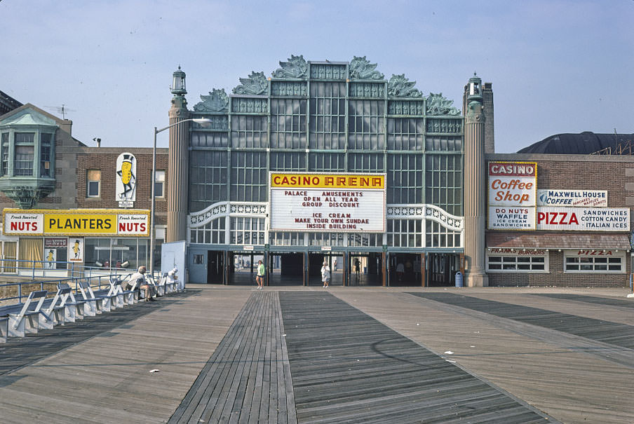 Boardwalk casino, Asbury Park, New Jersey, 1978