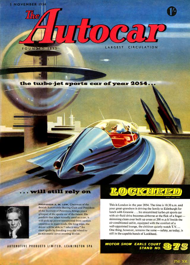 The Autocar magazine cover, November 5, 1954