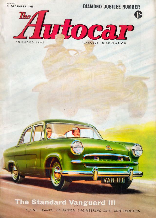 The Autocar magazine cover, December 9, 1955