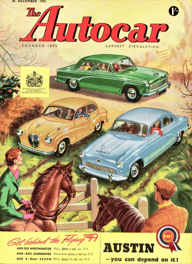 The Autocar magazine cover, December 30, 1955
