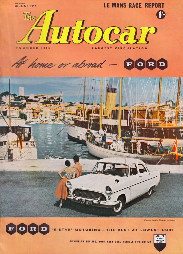 The Autocar magazine cover, June 28, 1957
