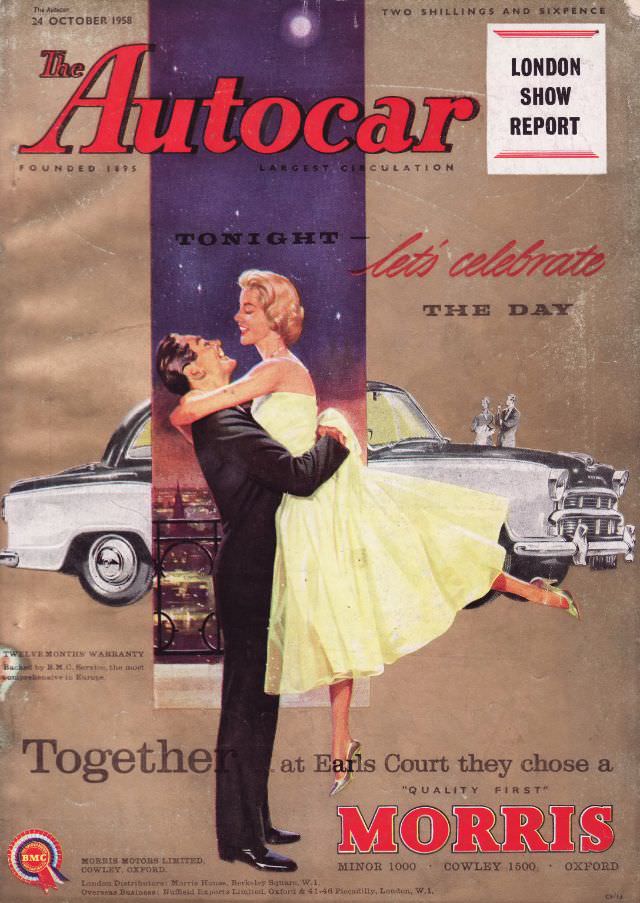 The Autocar magazine cover, October 24, 1958