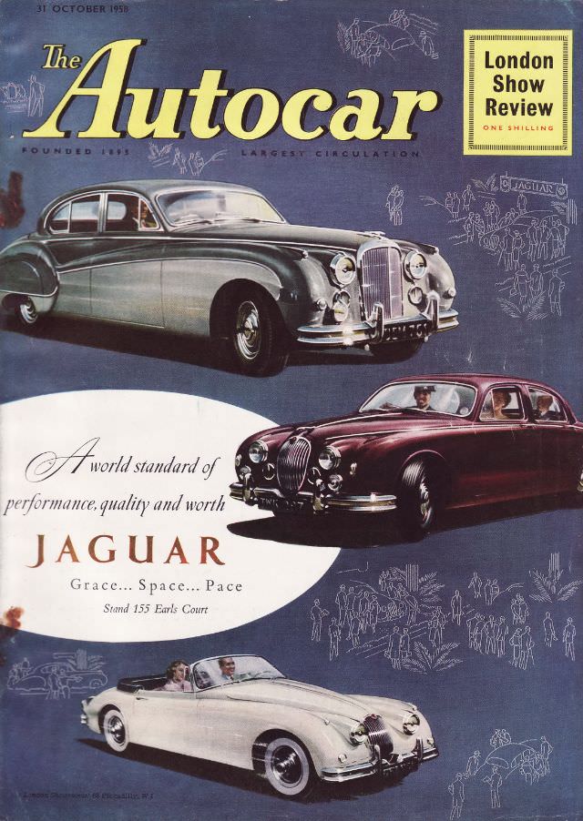 The Autocar magazine cover, October 31, 1958