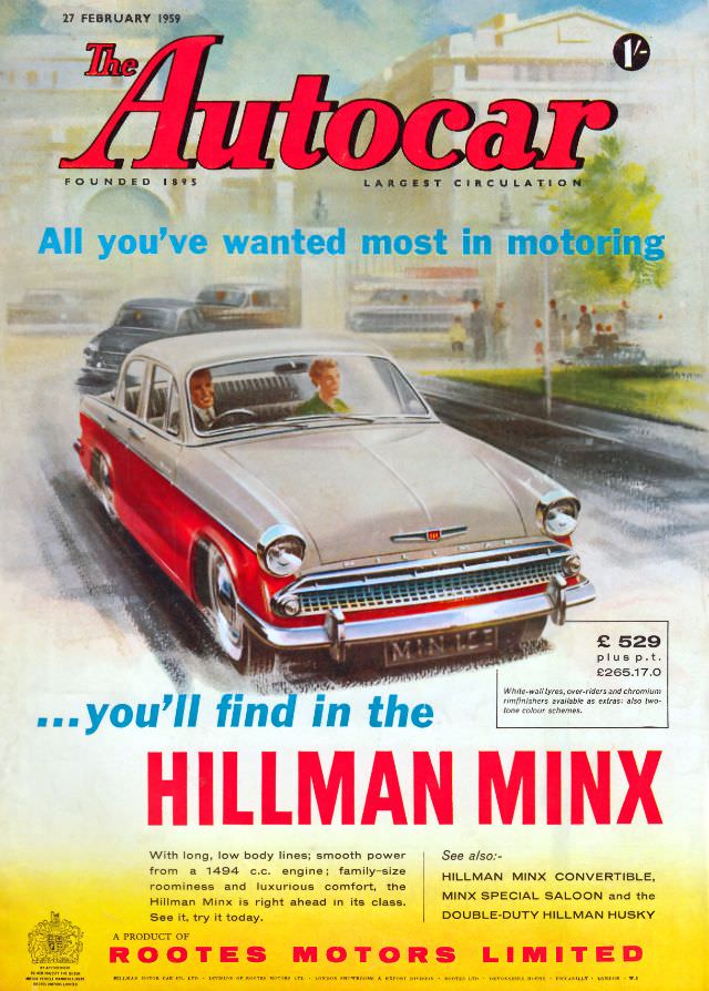 The Autocar magazine cover, February 27, 1959
