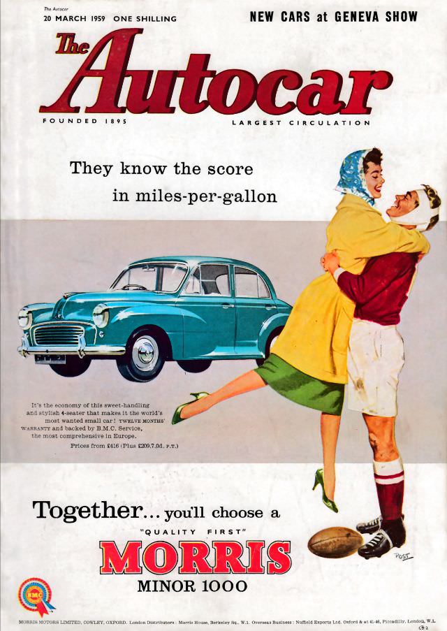 The Autocar magazine cover, March 20, 1959