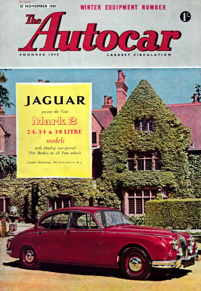 The Autocar magazine cover, November 20, 1959