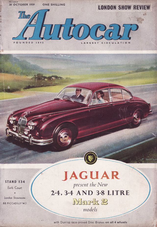 The Autocar magazine cover, October 30, 1959