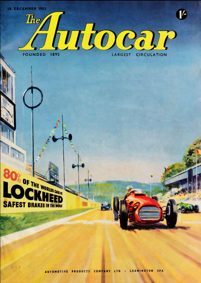 The Autocar magazine cover, December 18, 1953