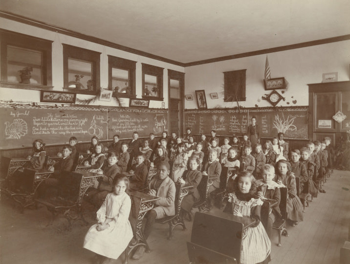 Emerson School, interior, 1905