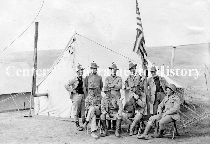 A.B. Searles Camp. U.S. Geol. Survey. Bakersfield, 1904