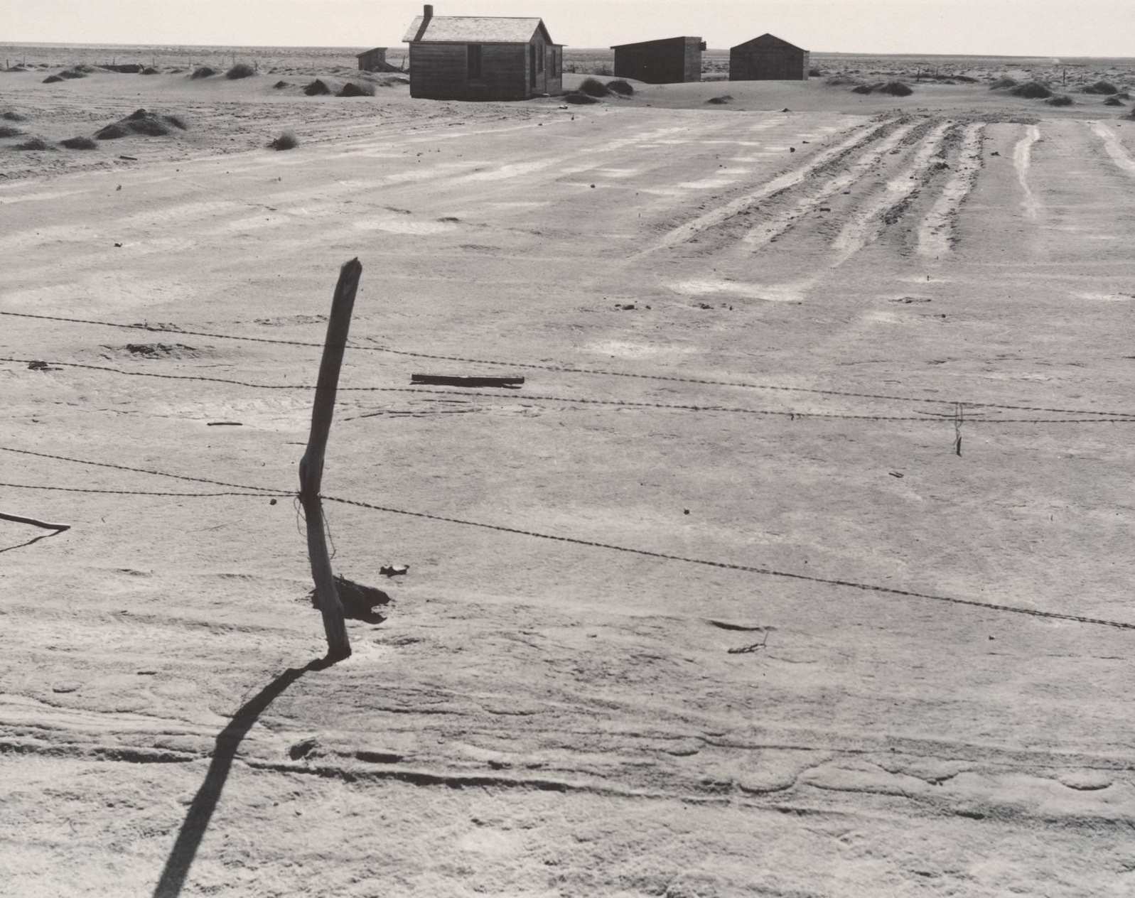 Abandoned Farm in the Dustbowl, Coldwater District, near Dalhart, Texas, 1938