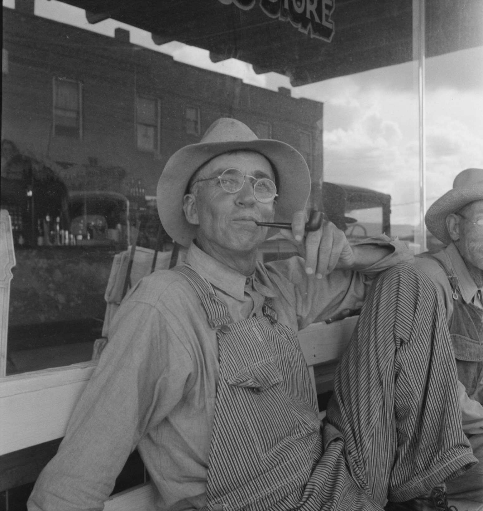 Dust bowl farmers of west Texas in town, 1932