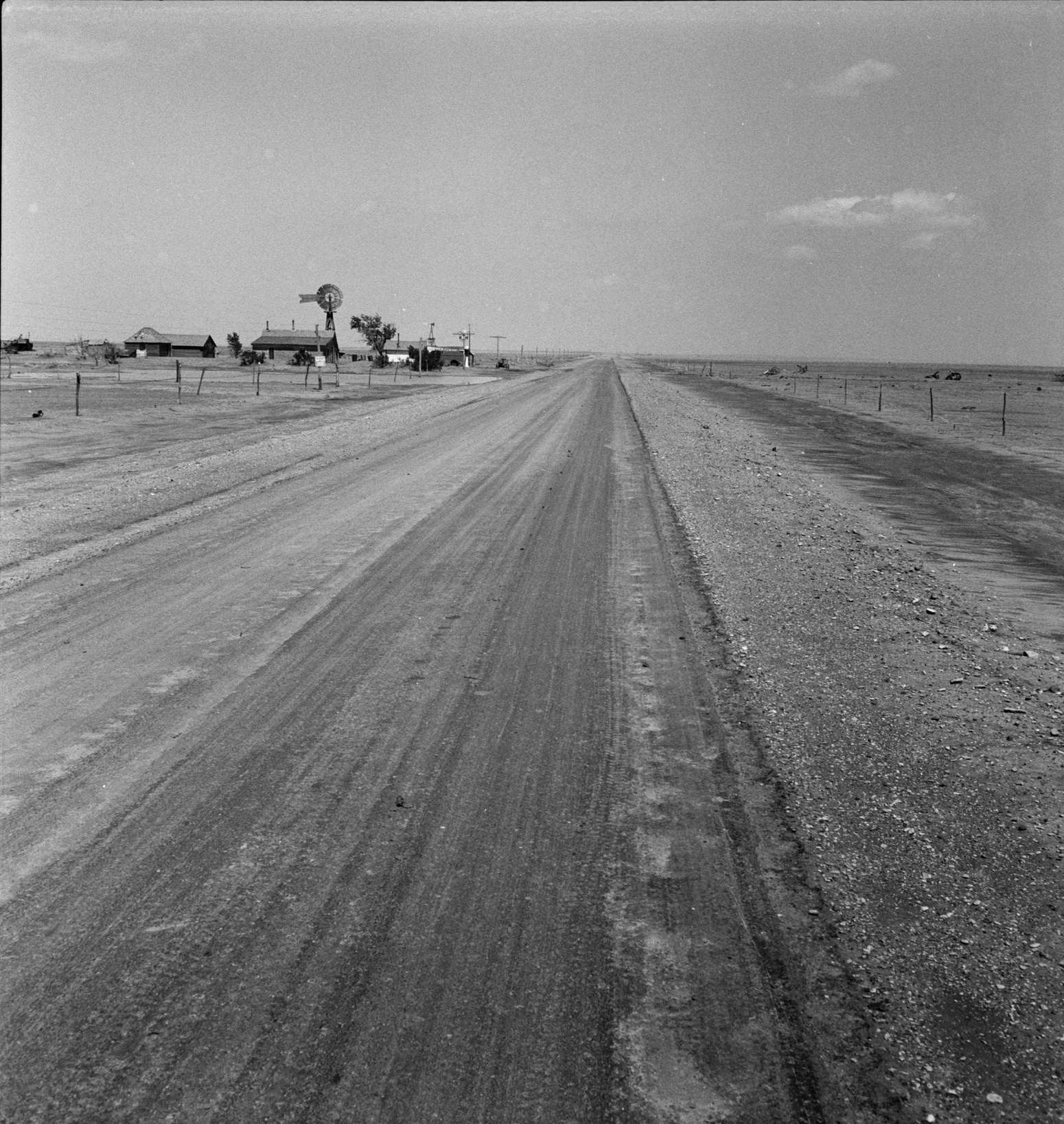 Blowing dust in the Oklahoma Panhandle, 1930s