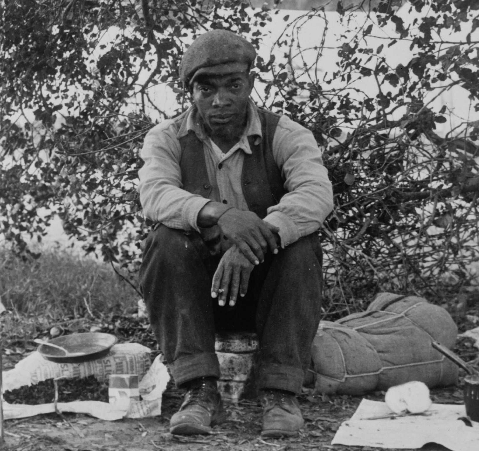 Migrant worker during the great depression, 1930s