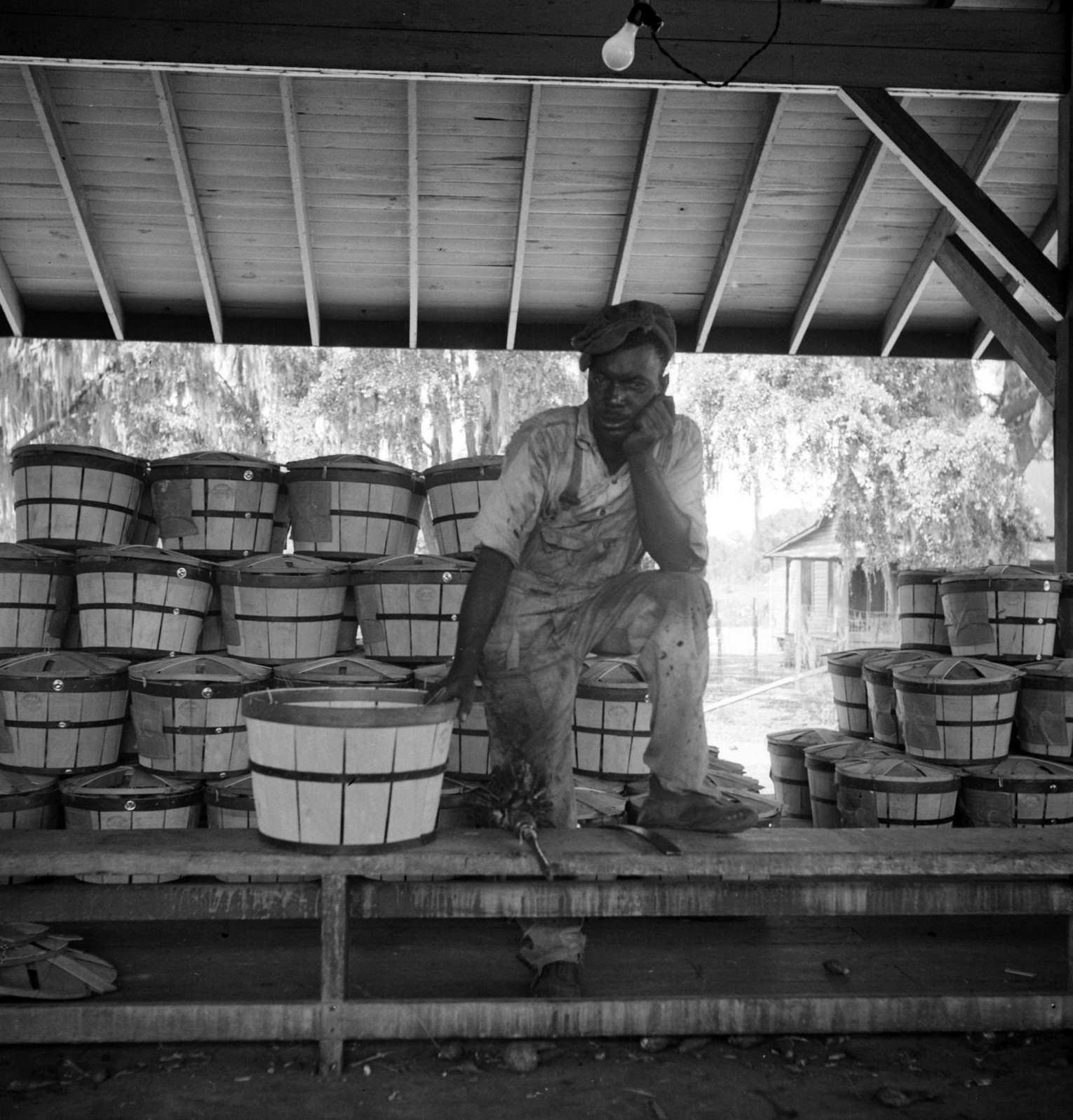 Migrant shed worker. Northeast Florida dated, 1930s