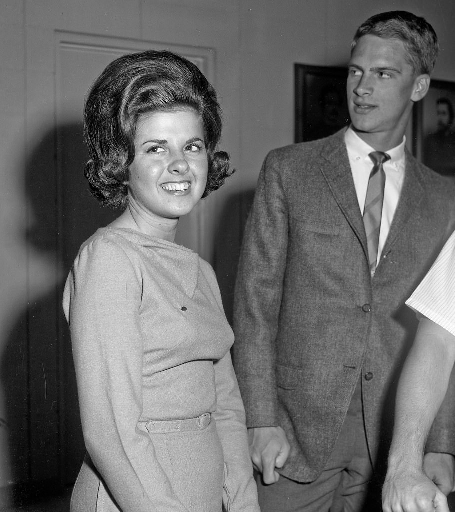 Student Dinner Party--Mary Ann and John--Fresno State College, 1964