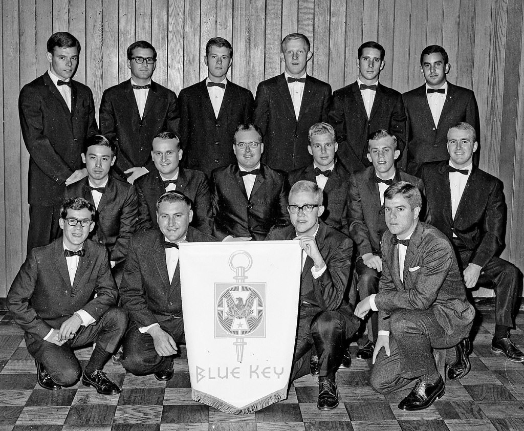 Blue Key Honor Society initiates, 1966