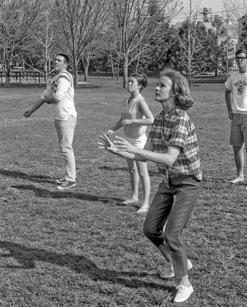 The picnic volleyball game, 1966