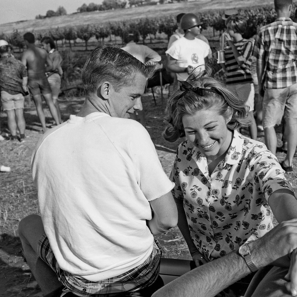 Friday vineyard party, 1966