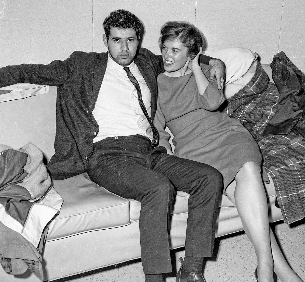 Post Game Party, Sam and friend, 1963