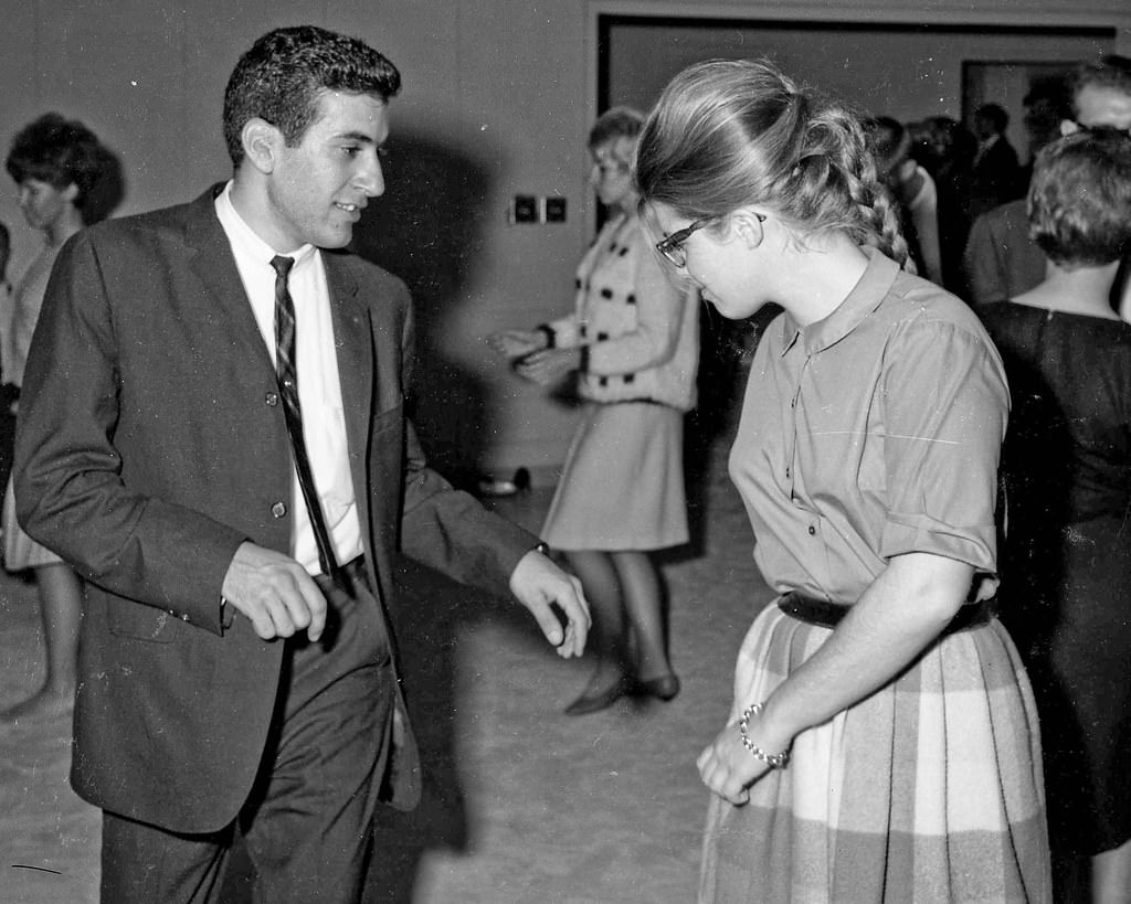 Post Game Party, Harold and date, 1963
