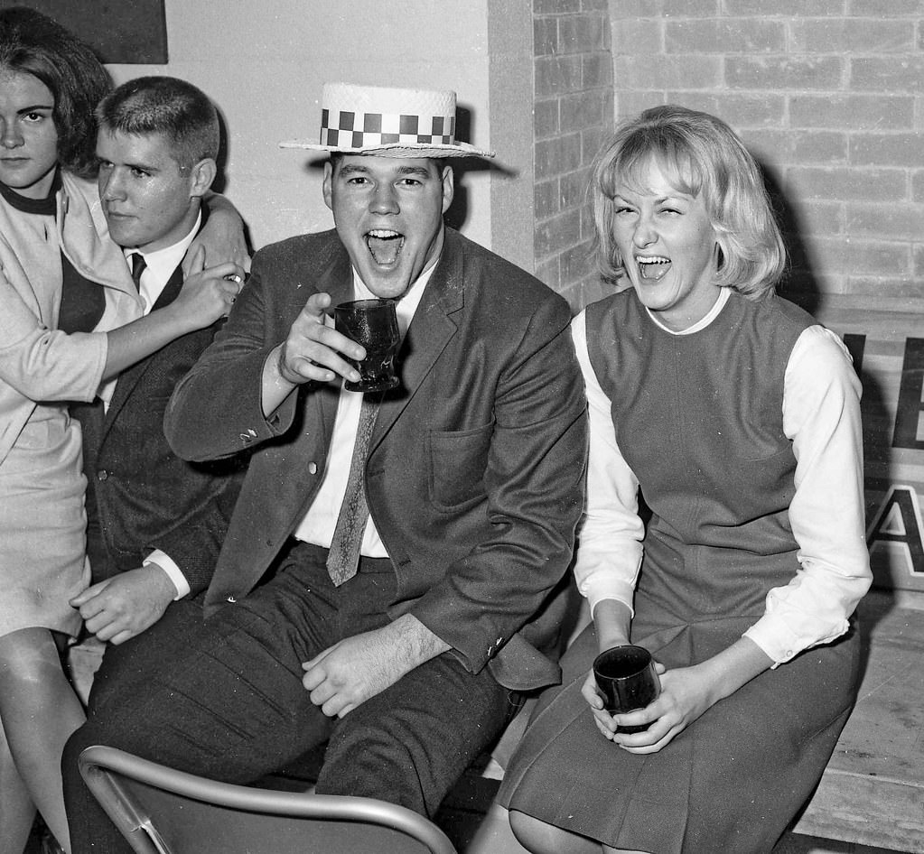 Ernie and Dorothy, at Fresno State College, 1963