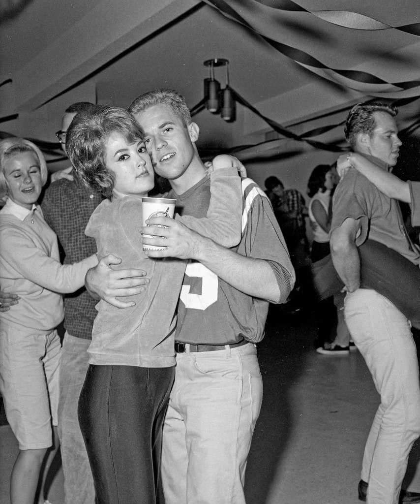 Halloween Dance Party, Fresno State College, 1964