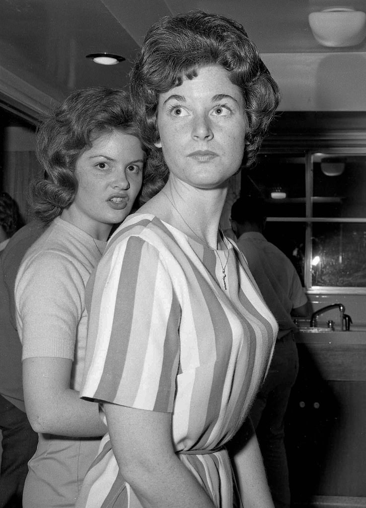 Judy and Teddi, 1963