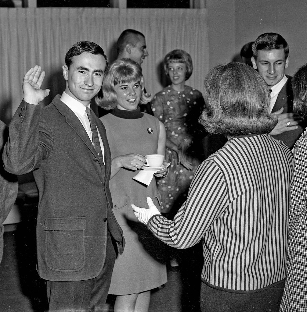 College social, Steve, Fresno State College, Spring 1965